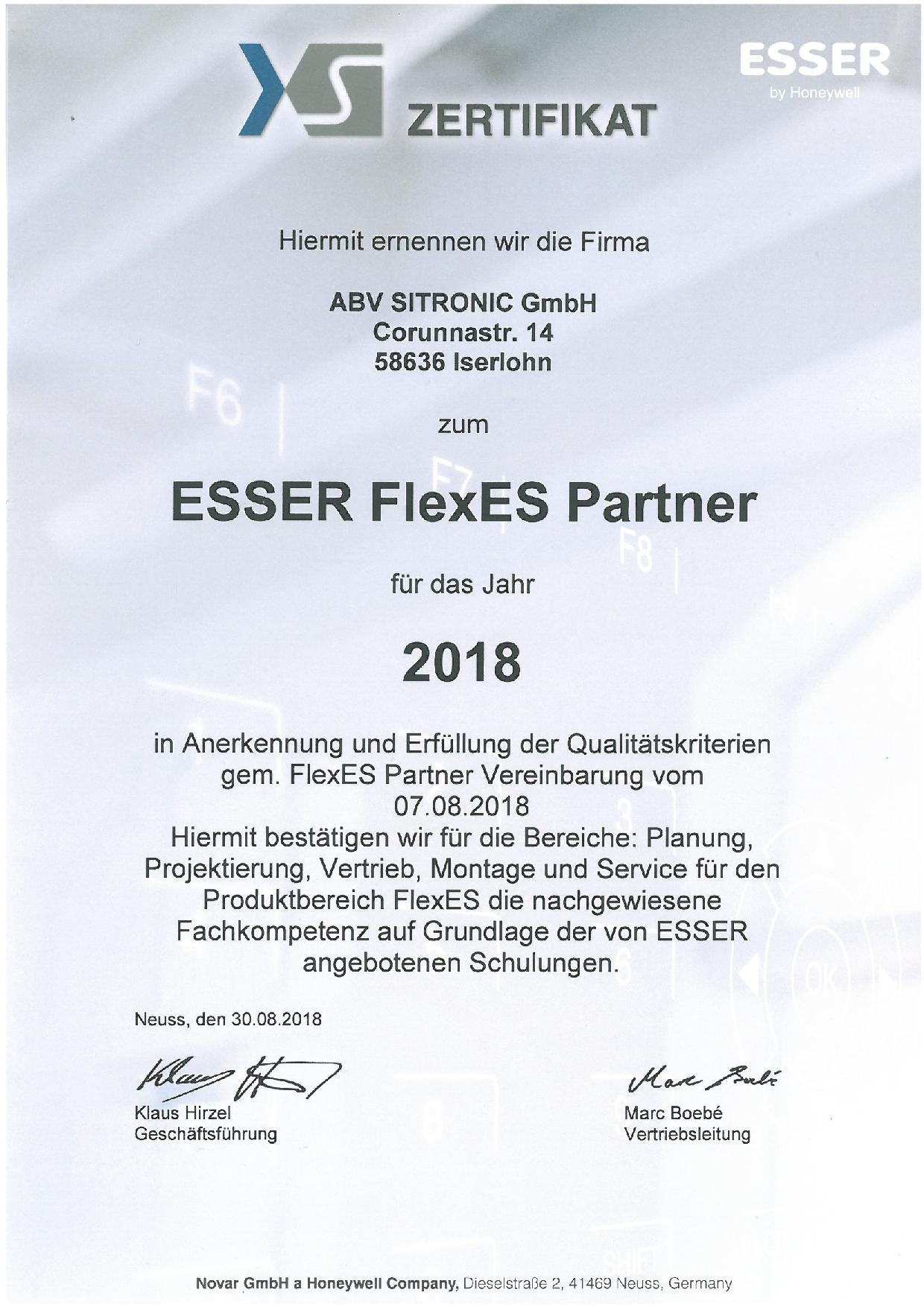   Esser FlexES (SITRONIC Iserlohn)