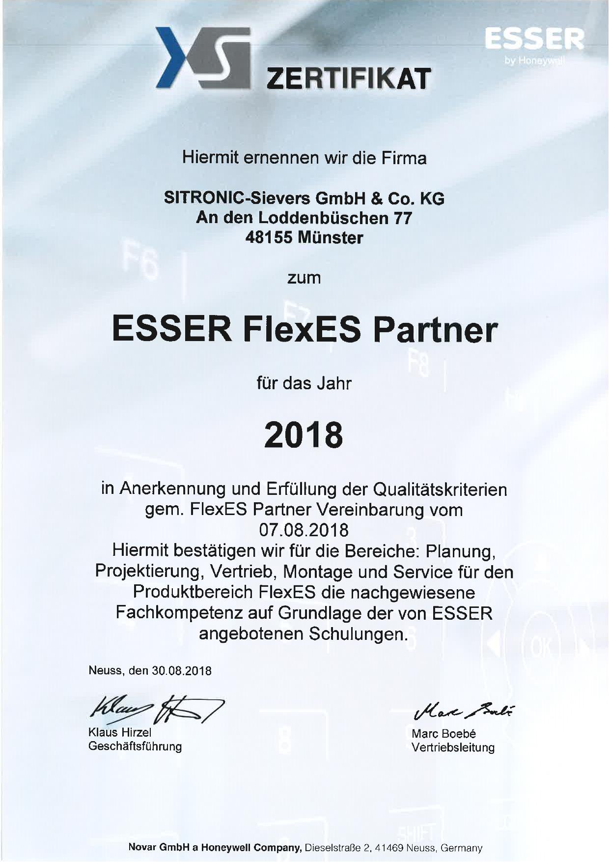   Esser FlexES (SITRONIC Münster)