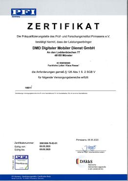 Qualitätsmanagement-System gem. ISO 9001:2008