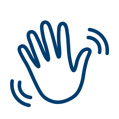 Icon Hand Hallo
