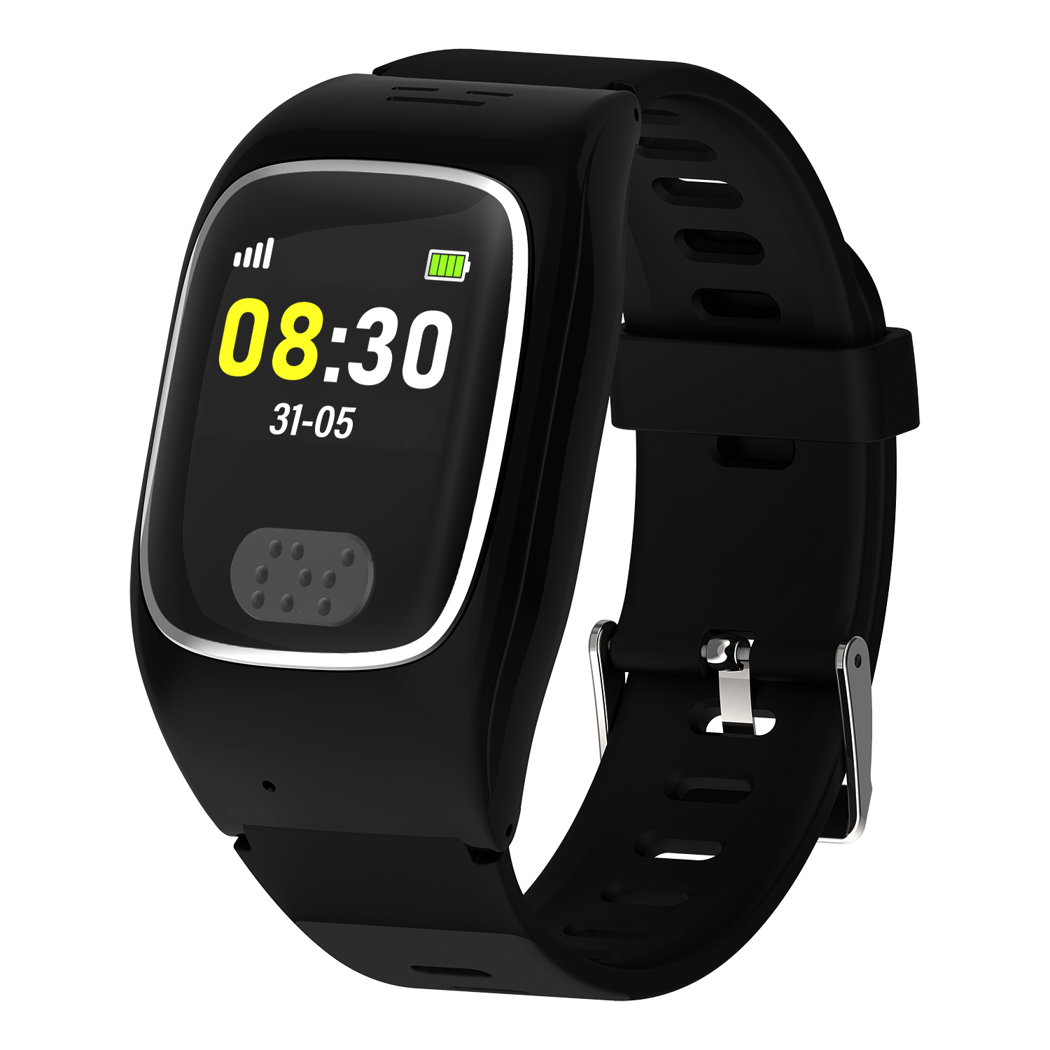 Die Notrufuhr für Senioren von AUTAVIE-Sievers in schwarz